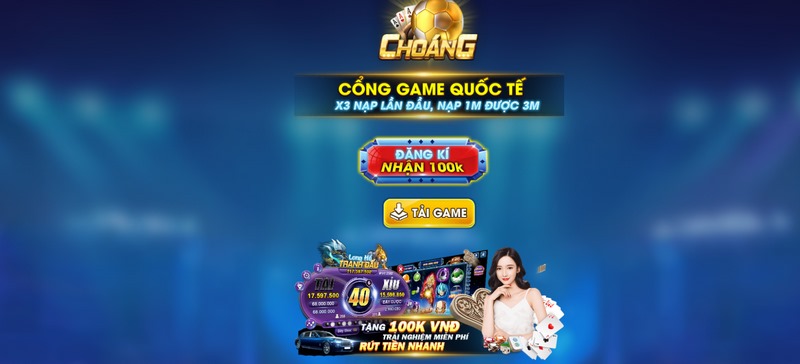 Slot game Choang club chơi game nhận Gift Code thả ga